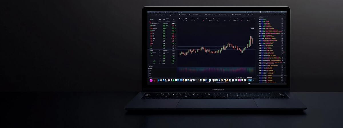 Chain Adipex Xp Wykres handlowy na laptopie (2)